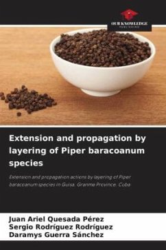 Cover Extension and propagation by layering of Piper baracoanum species
