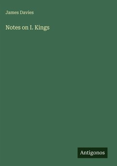 Cover Notes on I. Kings