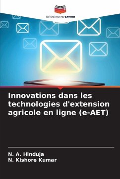 Cover Innovations dans les technologies d'extension agricole en ligne (e-AET)
