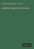 A Syllabus of Anglo-Saxon Literature