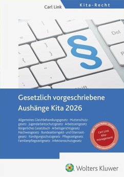 Cover Gesetzlich vorgeschriebene Aushänge Kita 2026