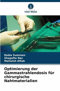 Cover Optimierung der Gammastrahlendosis für chirurgische Nahtmaterialien