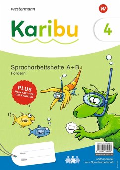 Cover Karibu. Paket Spracharbeitshefte Fördern 4 (A + B) Ausgabe 2024