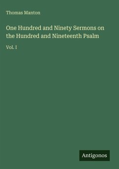 Cover One Hundred and Ninety Sermons on the Hundred and Nineteenth Psalm