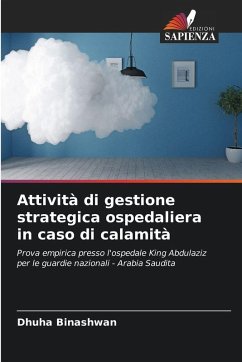Cover Attività di gestione strategica ospedaliera in caso di calamità