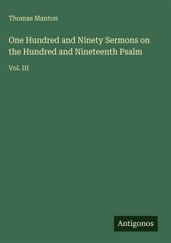 Cover One Hundred and Ninety Sermons on the Hundred and Nineteenth Psalm