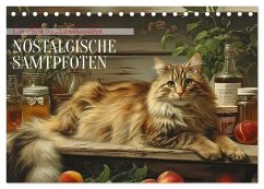 Cover Nostalgische Samtpfoten (Tischkalender 2026 DIN A5 quer), CALVENDO Monatskalender