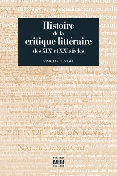 Cover HISTOIRE DE LA CRITIQUE LITTERAIRE DES XIX ET XXE SIECLES