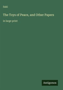 Cover The Toys of Peace, and Other Papers