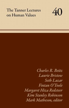 Cover The Tanner Lectures on Human Values