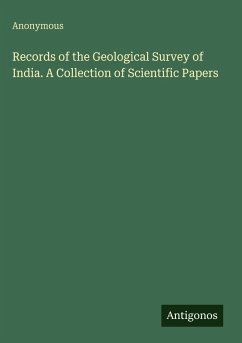 Cover Records of the Geological Survey of India. A Collection of Scientific Papers
