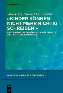 Cover 'Kinder können nicht mehr richtig schreiben!'