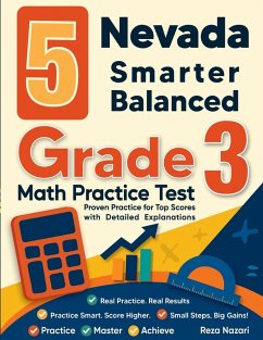 Cover 5 Nevada Smarter Balanced Grade 3 Math Practice Tests