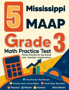 Cover 5 Mississippi MAAP Grade 3 Math Practice Tests