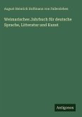 Weimarisches Jahrbuch für deutsche Sprache, Litteratur und Kunst