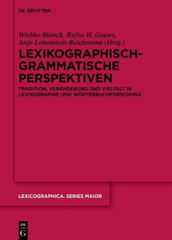 Cover Lexikographisch-grammatische Perspektiven