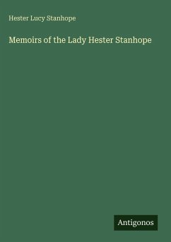 Cover Memoirs of the Lady Hester Stanhope