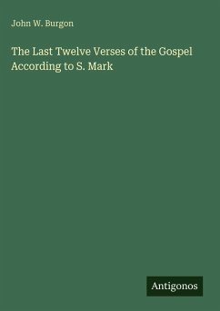 Cover The Last Twelve Verses of the Gospel According to S. Mark
