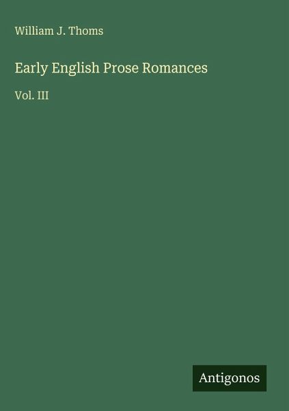 Early English Prose Romances
