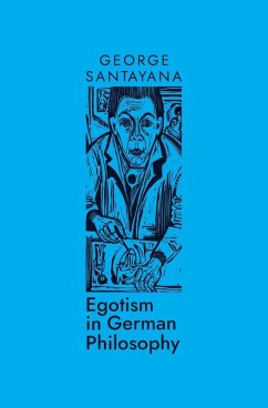 Cover Egotism in German Philosophy