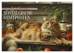 Cover Nostalgische Samtpfoten (Wandkalender 2026 DIN A2 quer), CALVENDO Monatskalender
