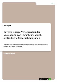 Cover Reverse-Charge-Verfahren bei der Vermietung von Immobilien durch ausländische Unternehmer:innen