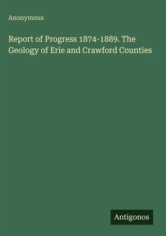 Cover Report of Progress 1874-1889. The Geology of Erie and Crawford Counties