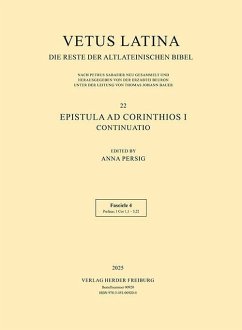 Cover Vetus Latina - Epistula ad Corinthios I