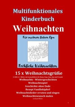 Cover Multifunktionales Kinderbuch Weihnachten