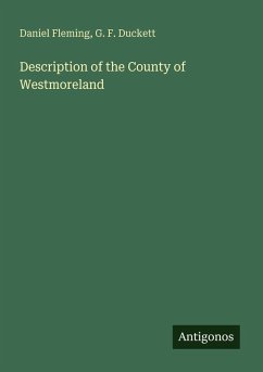 Cover Description of the County of Westmoreland