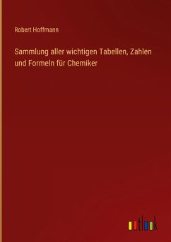 Cover Sammlung aller wichtigen Tabellen, Zahlen und Formeln für Chemiker
