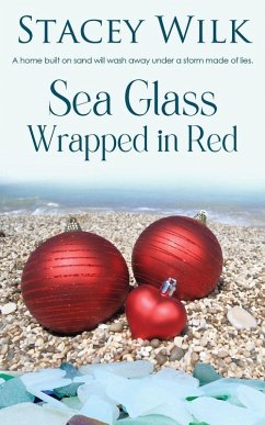 Cover Sea Glass Wrapped in Red