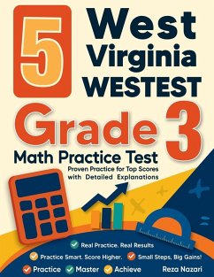 Cover 5 West Virginia WVGSA Grade 3 Math Practice Tests