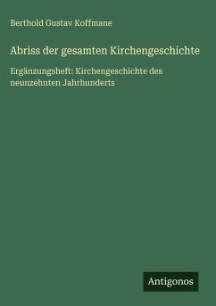 Cover Abriss der gesamten Kirchengeschichte