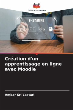Cover Création d'un apprentissage en ligne avec Moodle