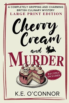 Cover Cherry Cream and Murder - Large Print