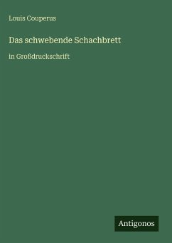 Cover Das schwebende Schachbrett