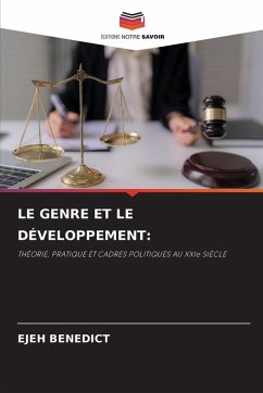 Cover LE GENRE ET LE DÉVELOPPEMENT: