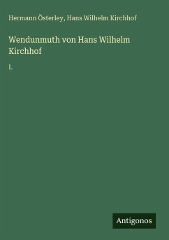 Cover Wendunmuth von Hans Wilhelm Kirchhof