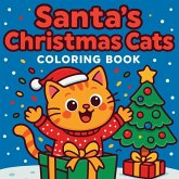 Santa's Christmas Cats - Coloring Book