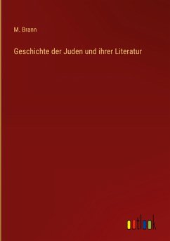 Cover Geschichte der Juden und ihrer Literatur