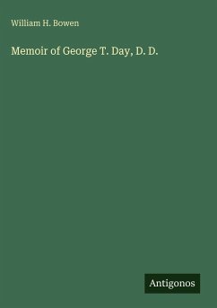 Cover Memoir of George T. Day, D. D.
