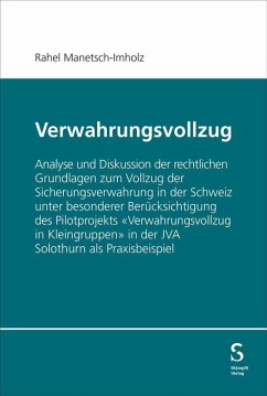 Cover Verwahrungsvollzug