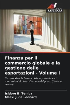 Cover Finanza per il commercio globale e la gestione delle esportazioni - Volume I