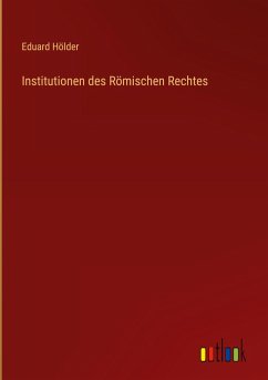 Cover Institutionen des Römischen Rechtes