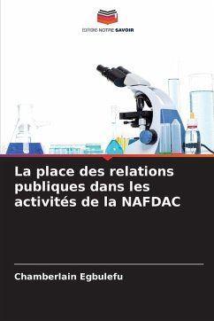 Cover La place des relations publiques dans les activités de la NAFDAC