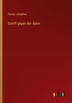 Cover Schrift gegen den Apion