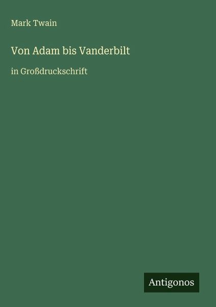 Von Adam bis Vanderbilt