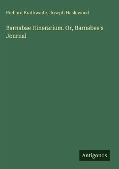 Cover Barnabae Itinerarium. Or, Barnabee's Journal