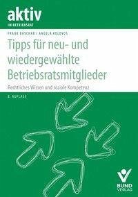Cover Tipps für neu- und wiedergewählte Betriebsratsmitglieder